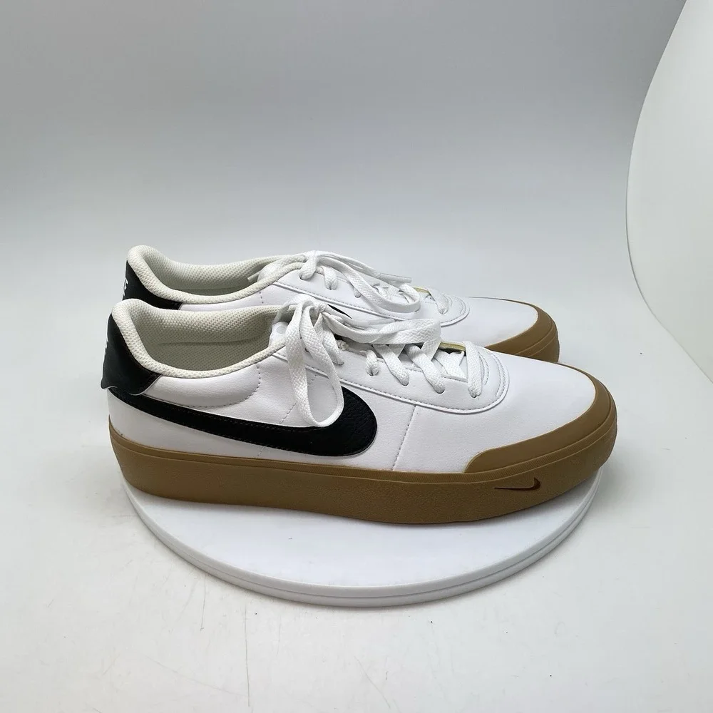 Nike Sneakers Mens 8 Court Shot White Gum Retro FQ8146-112 Athletic Casual Shoes